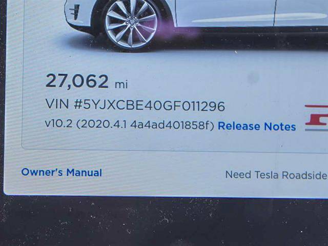 2016 Tesla Model X 5YJXCBE40GF011296