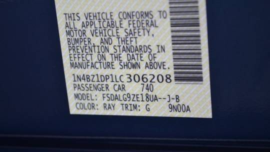 2020 Nissan LEAF 1N4BZ1DP1LC306208