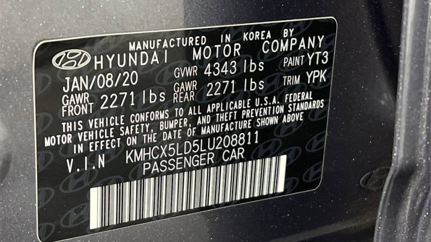 2020 Hyundai IONIQ KMHCX5LD5LU208811