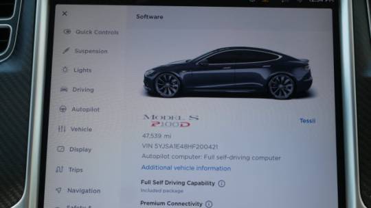 2017 Tesla Model S 5YJSA1E48HF200421