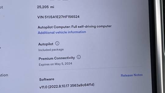 2017 Tesla Model S 5YJSA1E27HF156524