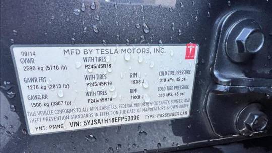 2014 Tesla Model S 5YJSA1H18EFP53096