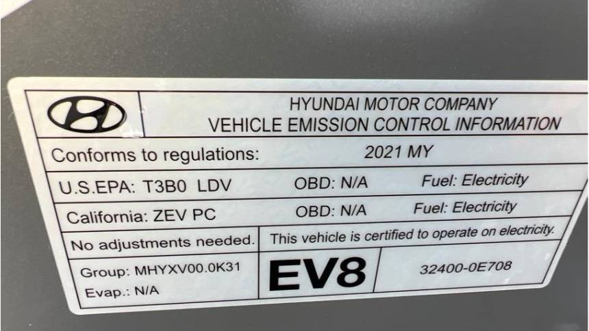 2021 Hyundai Kona Electric KM8K23AG0MU110539