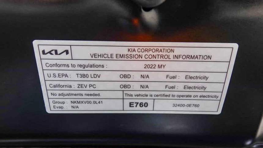 2022 Kia NIRO EV KNDCC3LG7N5148798