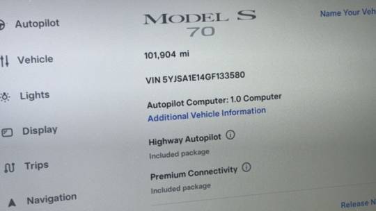 2016 Tesla Model S 5YJSA1E14GF133580