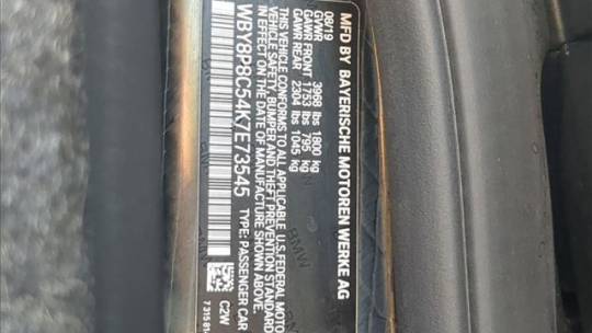 2019 BMW i3 WBY8P8C54K7E73545