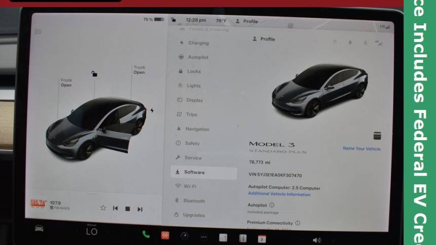 2019 Tesla Model 3 5YJ3E1EA0KF307470