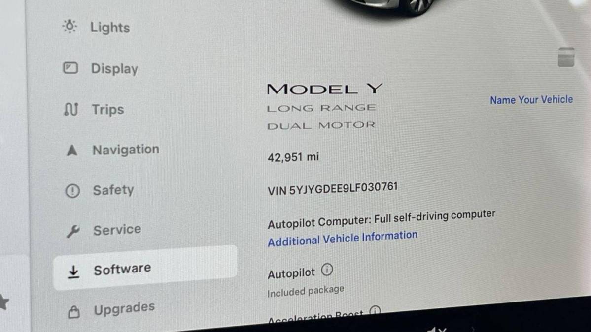 2020 Tesla Model Y 5YJYGDEE9LF030761