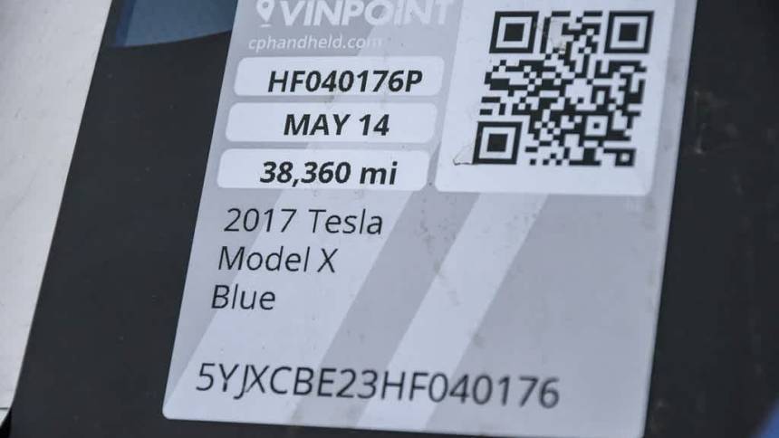 2017 Tesla Model X 5YJXCBE23HF040176