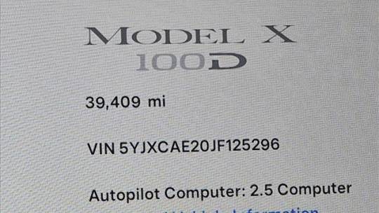 2018 Tesla Model X 5YJXCAE20JF125296