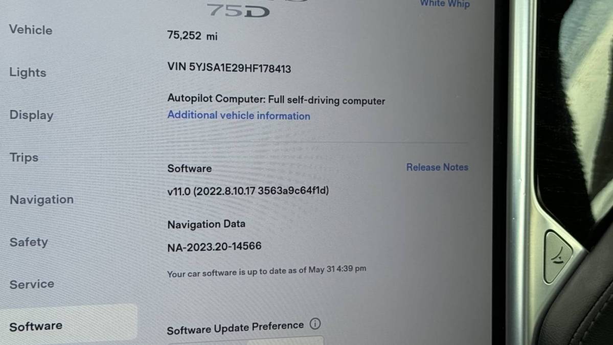 2017 Tesla Model S 5YJSA1E29HF178413