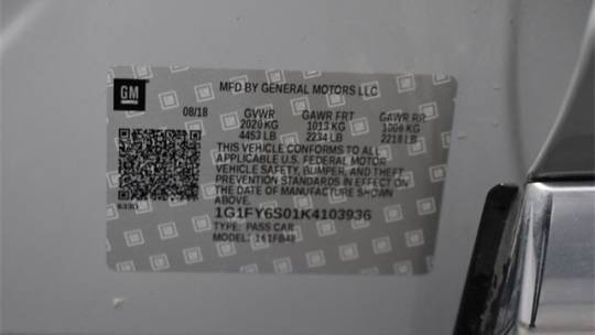 2019 Chevrolet Bolt 1G1FY6S01K4103936