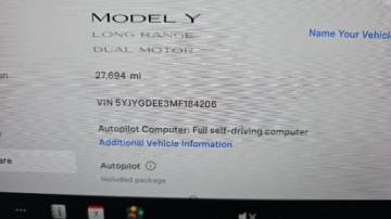 2021 Tesla Model Y 5YJYGDEE3MF184206