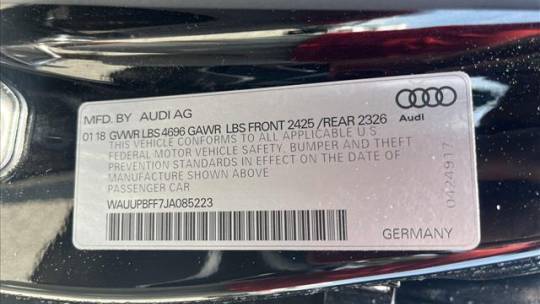 2018 Audi A3 Sportback e-tron WAUUPBFF7JA085223